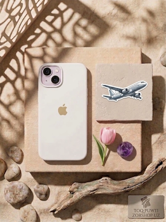 Силиконовый чехол для iPhone с логотипом Apple - 