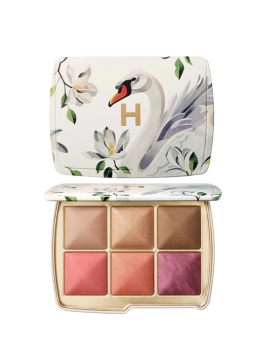Ayollar va qizlar uchun 4 ta 1 da paletka: upa, rumyana, haylayter va bronzer, 1,4 g × 6 - 