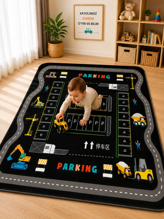 Игровой коврик для детей, Развивающий тканевый коврик 80*160sm