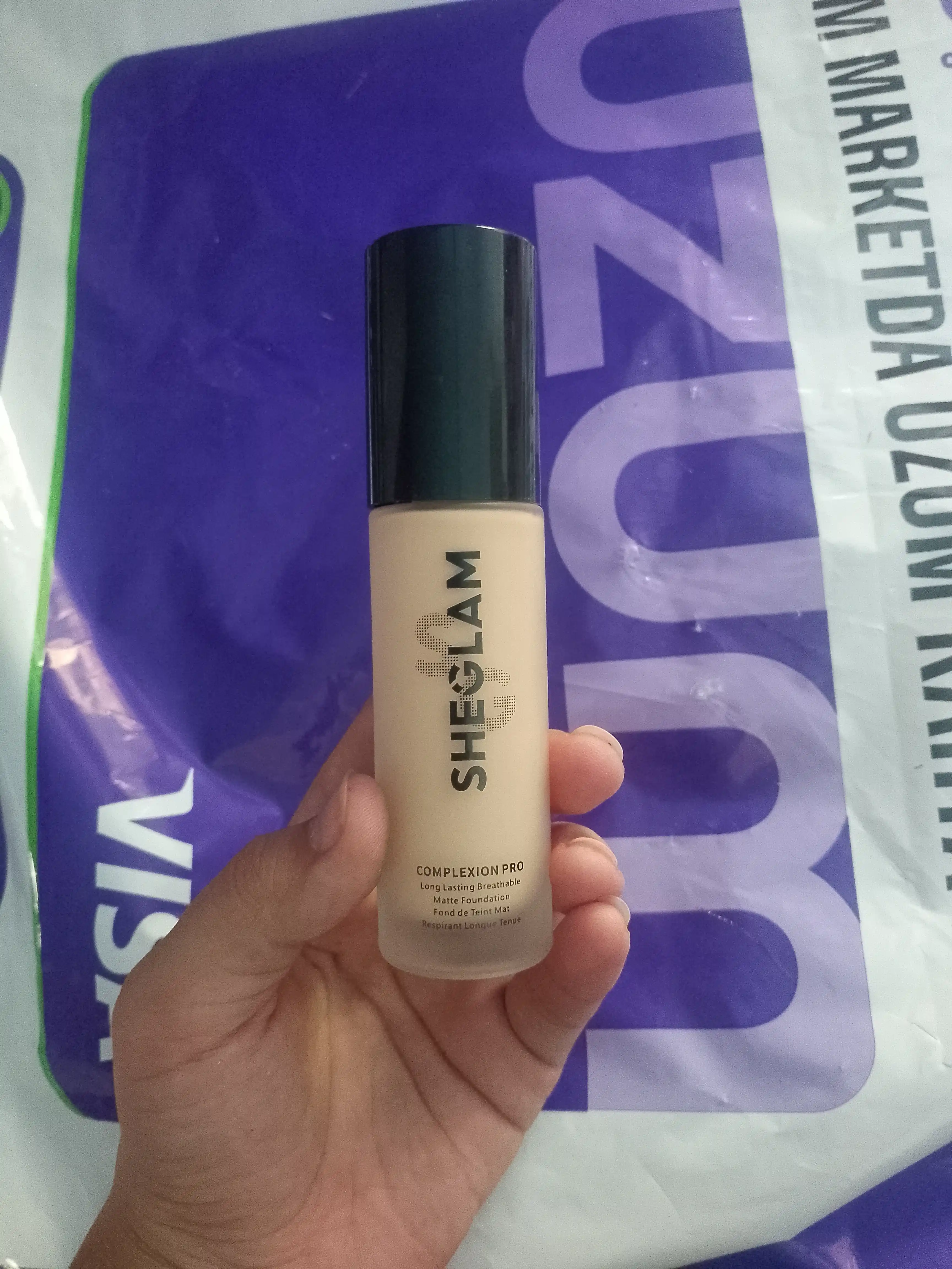 SHEGLAM tonal kremi, yuz terisi uchun makiyaj asosi, tabiiy xira tus, 35 ml
