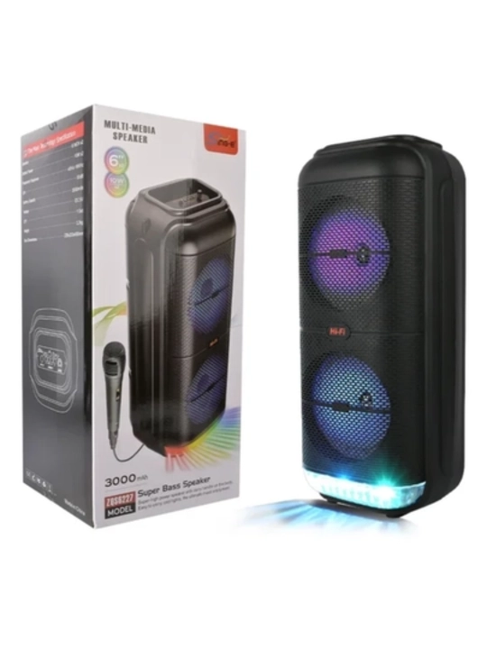 3000W Premium Bluetooth Karaoke Kolonkasi, RGB LED, Mikrofon va USB/TF Qo‘llab-quvvatlash