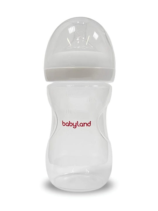 Бутылочка для кормления Babyland Natural 260 мл 6-18 мес