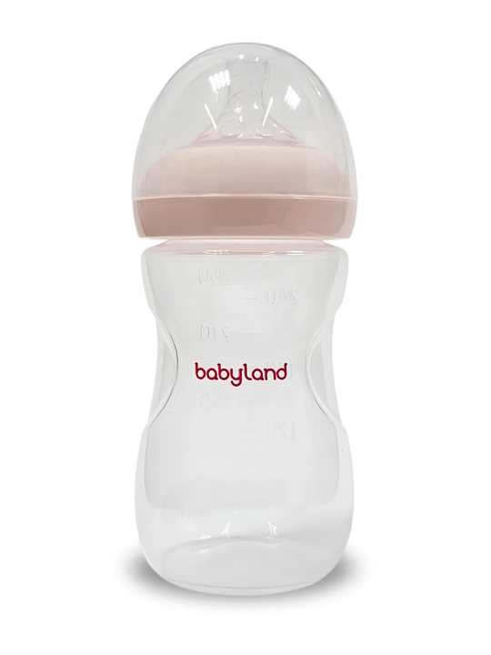 Бутылочка для кормления Babyland Natural 260 мл 6-18 мес