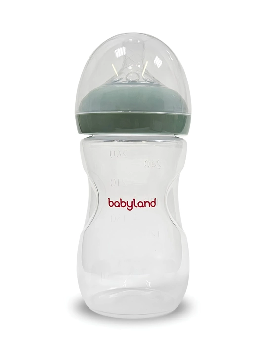 Бутылочка для кормления Babyland Natural 260 мл 6-18 мес