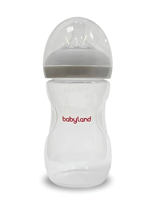 Бутылочка для кормления Babyland Natural 260 мл 6-18 мес