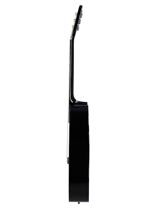 Epiphone Starling Square Shoulder Ebony Akustik gitara, to‘liq o‘lchamli 4/4