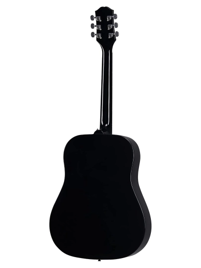 Epiphone Starling Square Shoulder Ebony Akustik gitara, to‘liq o‘lchamli 4/4