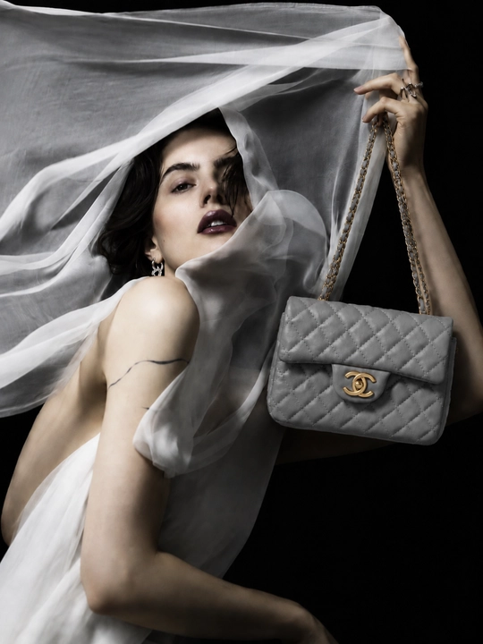 Chanel uslubidagi ayollar yelka sumkasi qizlar uchun oq sumkalar