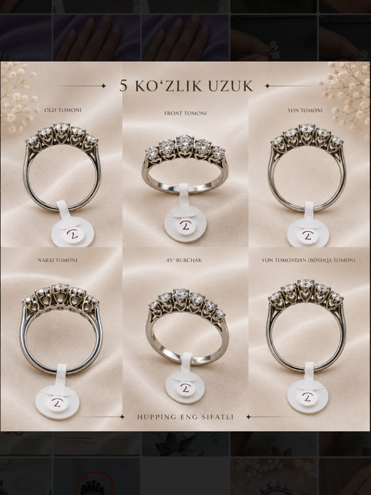 Yuqori sifatli ayollar uzugi