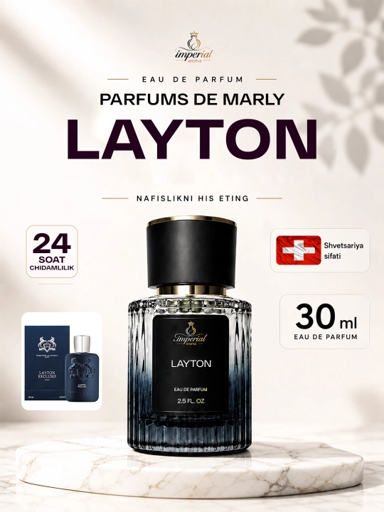 Imperial aroma parfyumlangan suvi, 10 ml, 30 ml, 50 ml