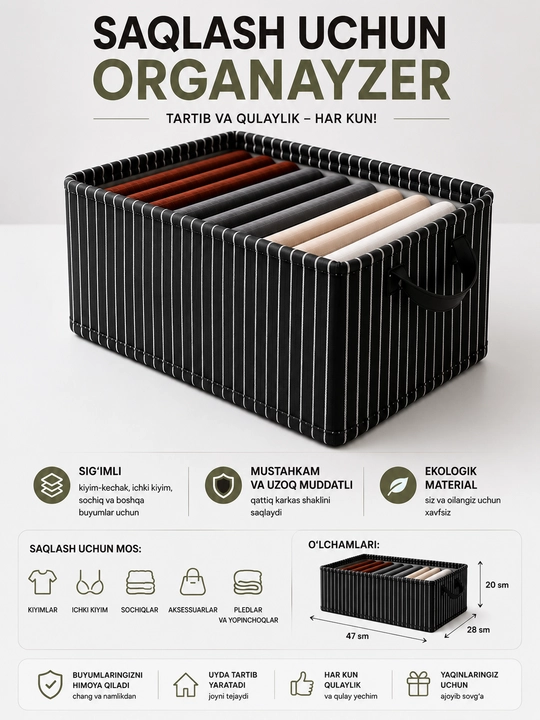KOROBKA ORGANAYZER UNIVERSAL