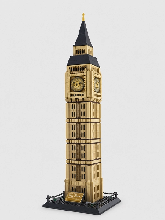 WANGE Big Ben 5216 konstruktor, 1640 detal, London arxitekturasi