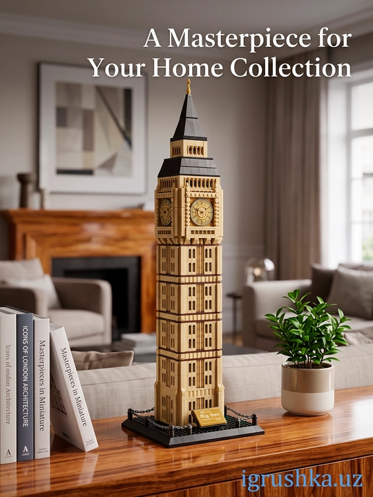 WANGE Big Ben 5216 konstruktor, 1640 detal, London arxitekturasi - 
