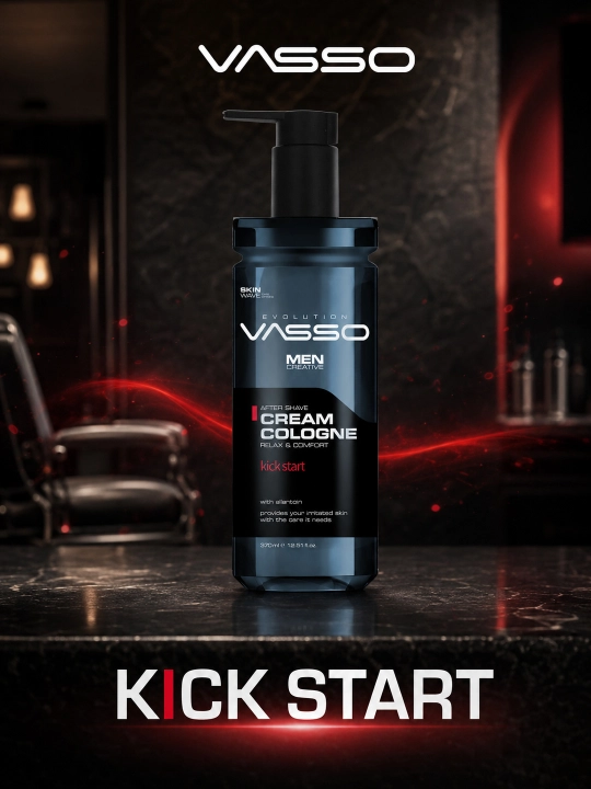VASSO Aftershave Cream Cologne Kick Start — Крем-одеколон после бритья