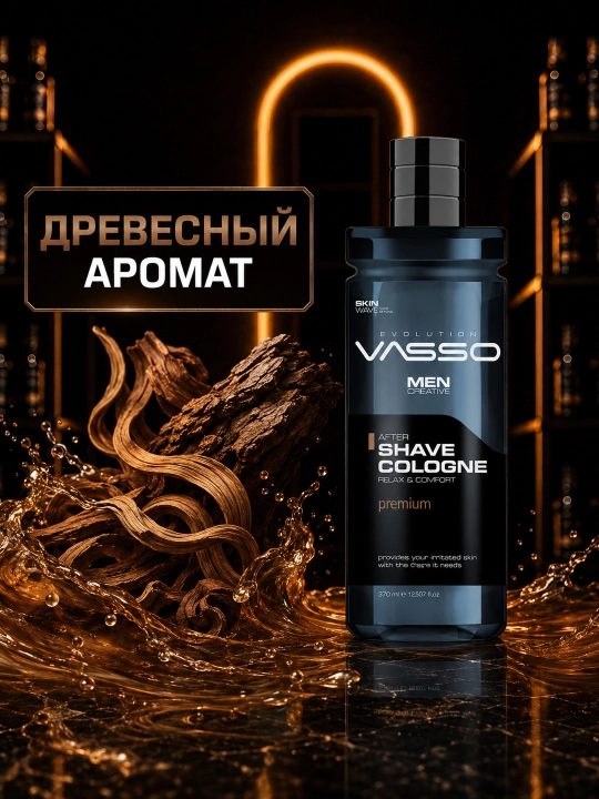 VASSO Aftershave Cologne Premium — Одеколон после бритья