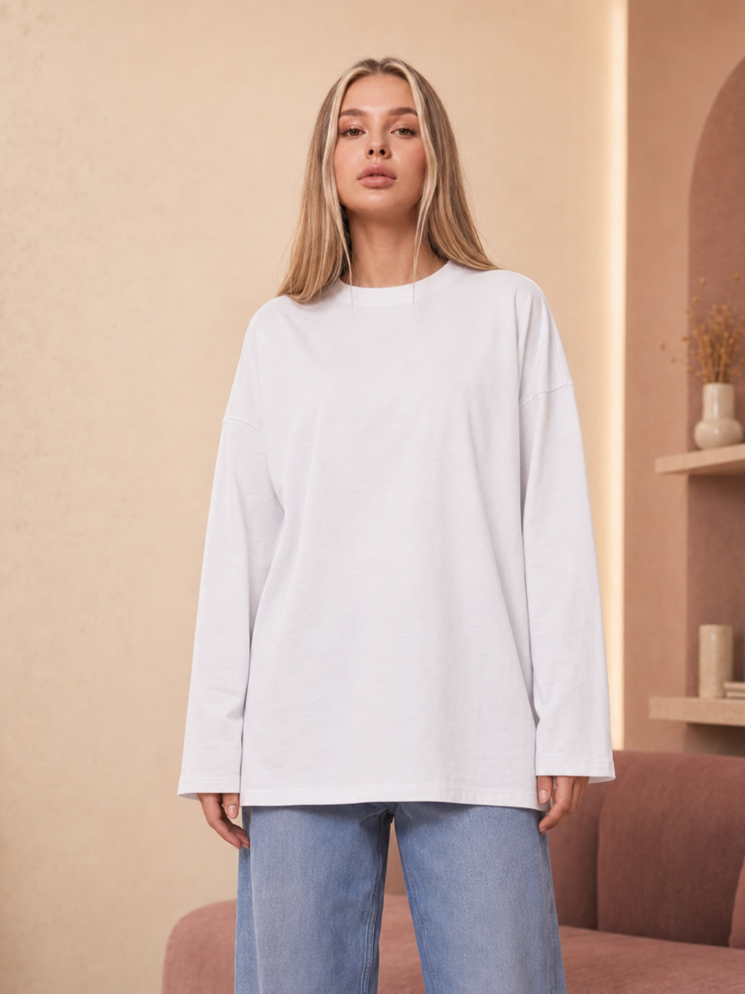 Ayollar oversize uzun yengli longslivi