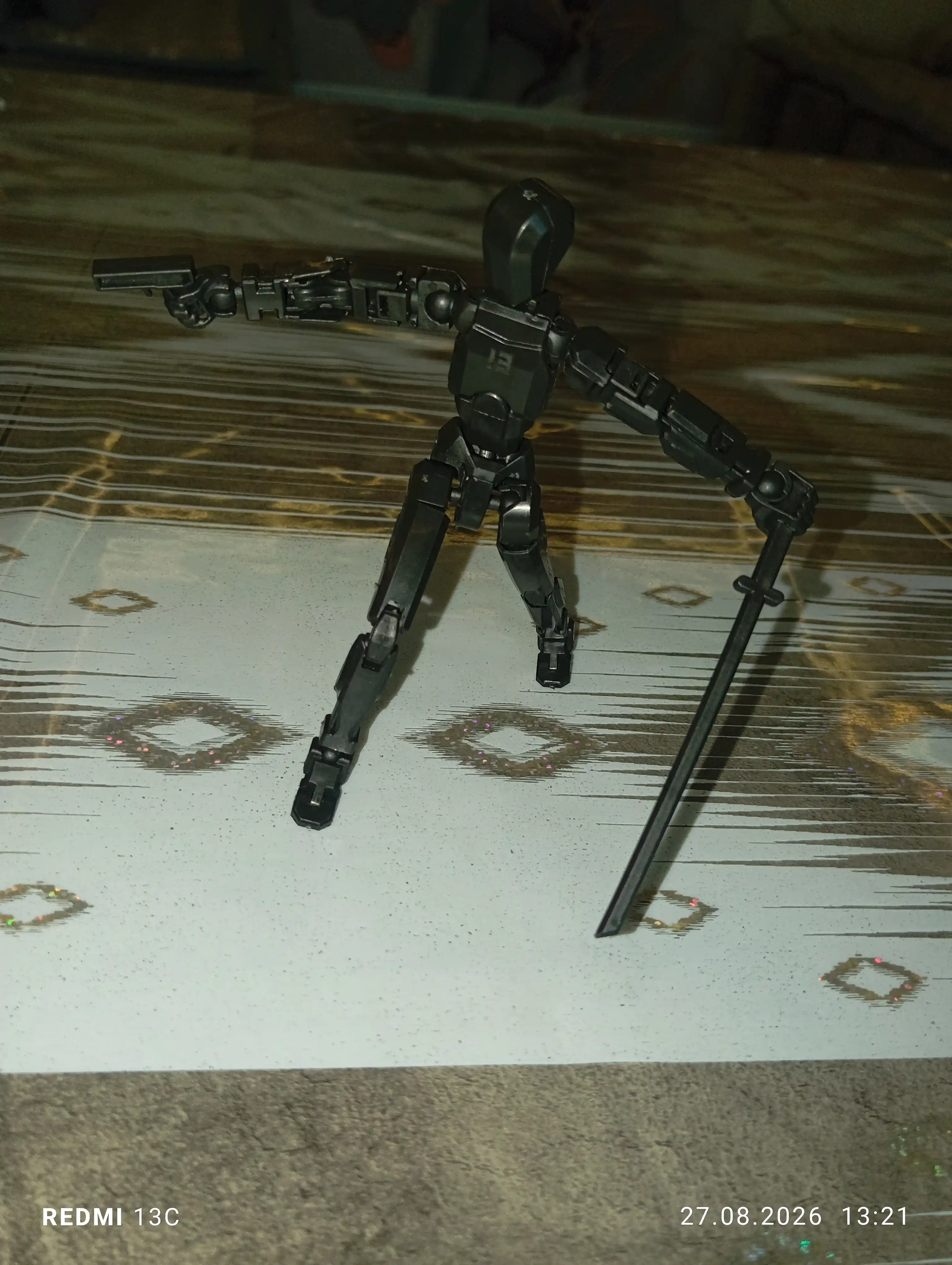 3D конструктор робот — магнитная игрушка, 6 цветов, сборная интерактивная модель