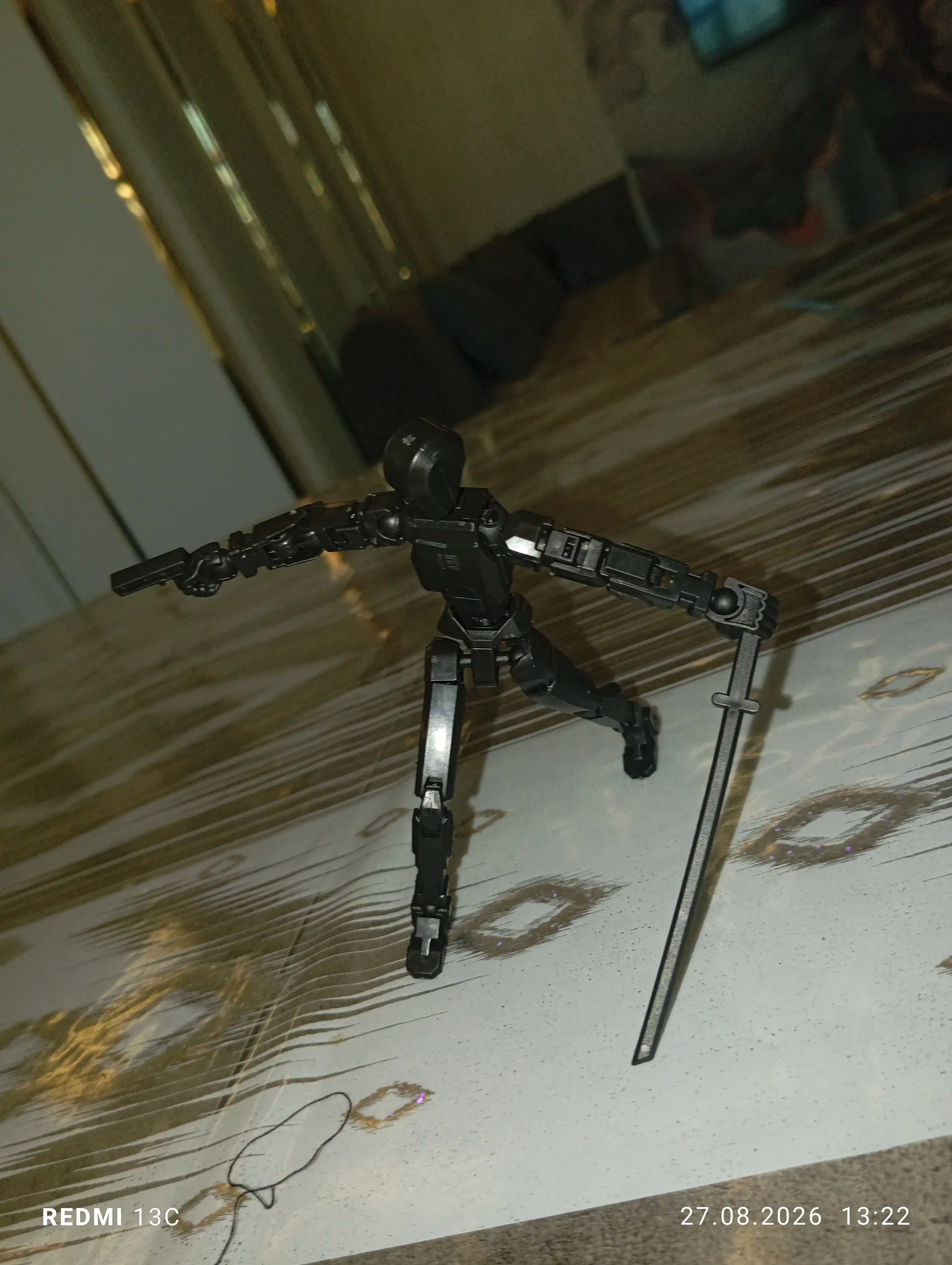 3D конструктор робот — магнитная игрушка, 6 цветов, сборная интерактивная модель