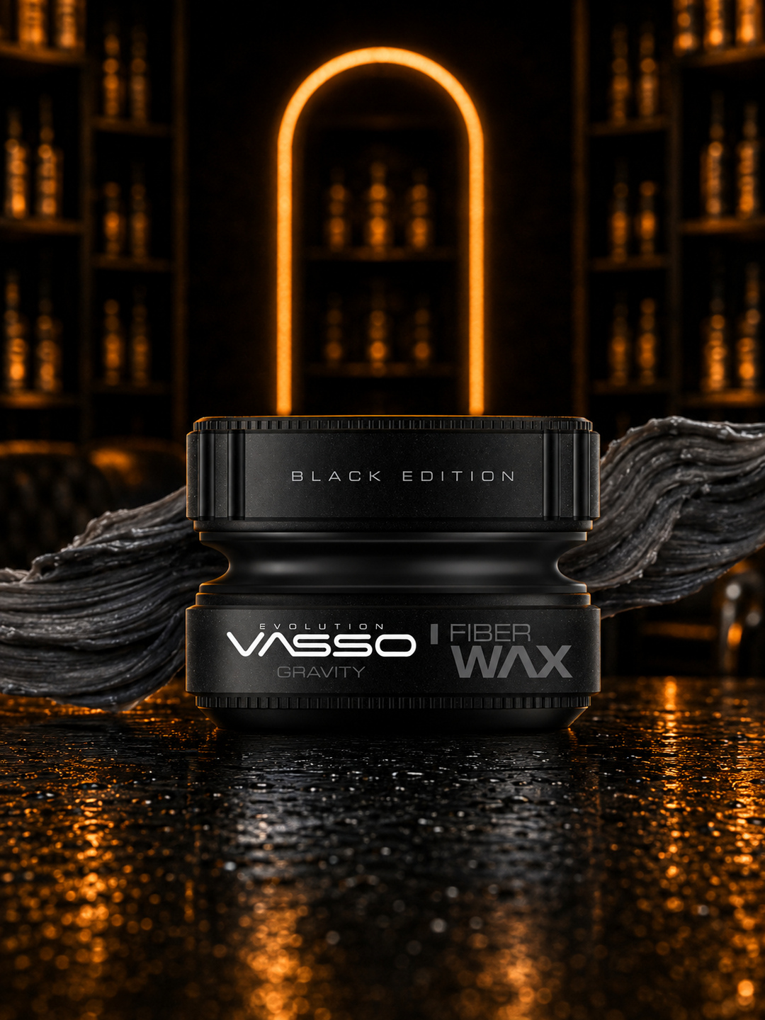 VASSO Gravity fiber soch vositasi, kuchli fiksatsiya, yengil yaltiroq