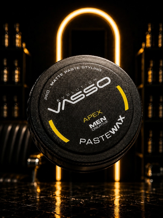 VASSO Matte Paste Apex mat soch pastasi, kuchli fiksatsiya