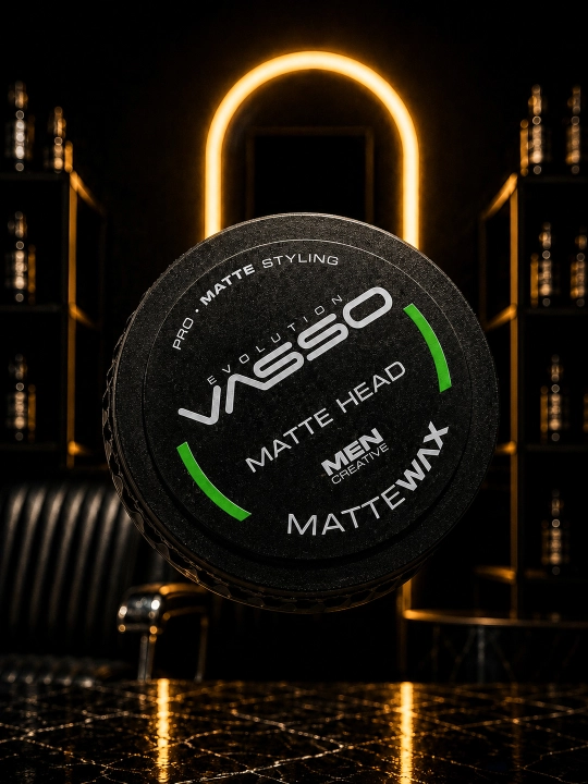 VASSO Matte Head mat soch vositasi, kuchli fiksatsiya, ultra mat effekt