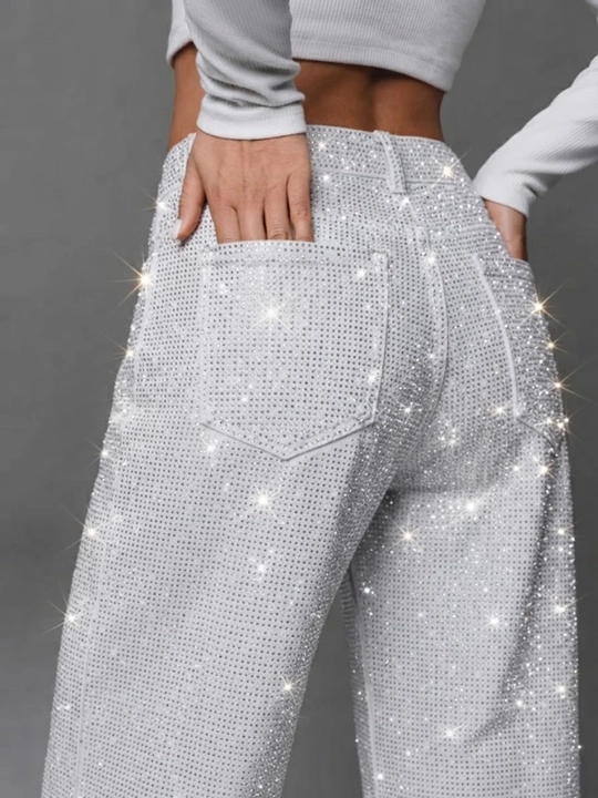 Ayollar jinsi shimlari, ayollar baggi shimlari, keng jinsi shimlar, S–XL