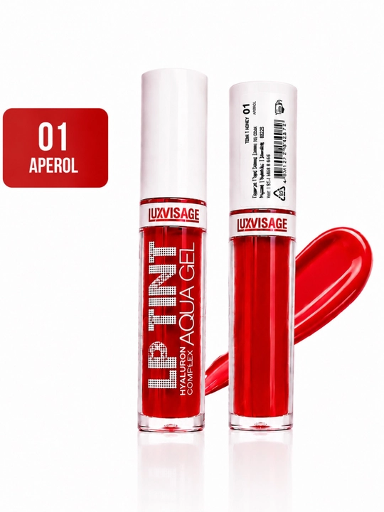 Lab uchun qizil tint, suvli aqua gel, uzoq turuvchi rang beruvchi lab bo‘yog‘i