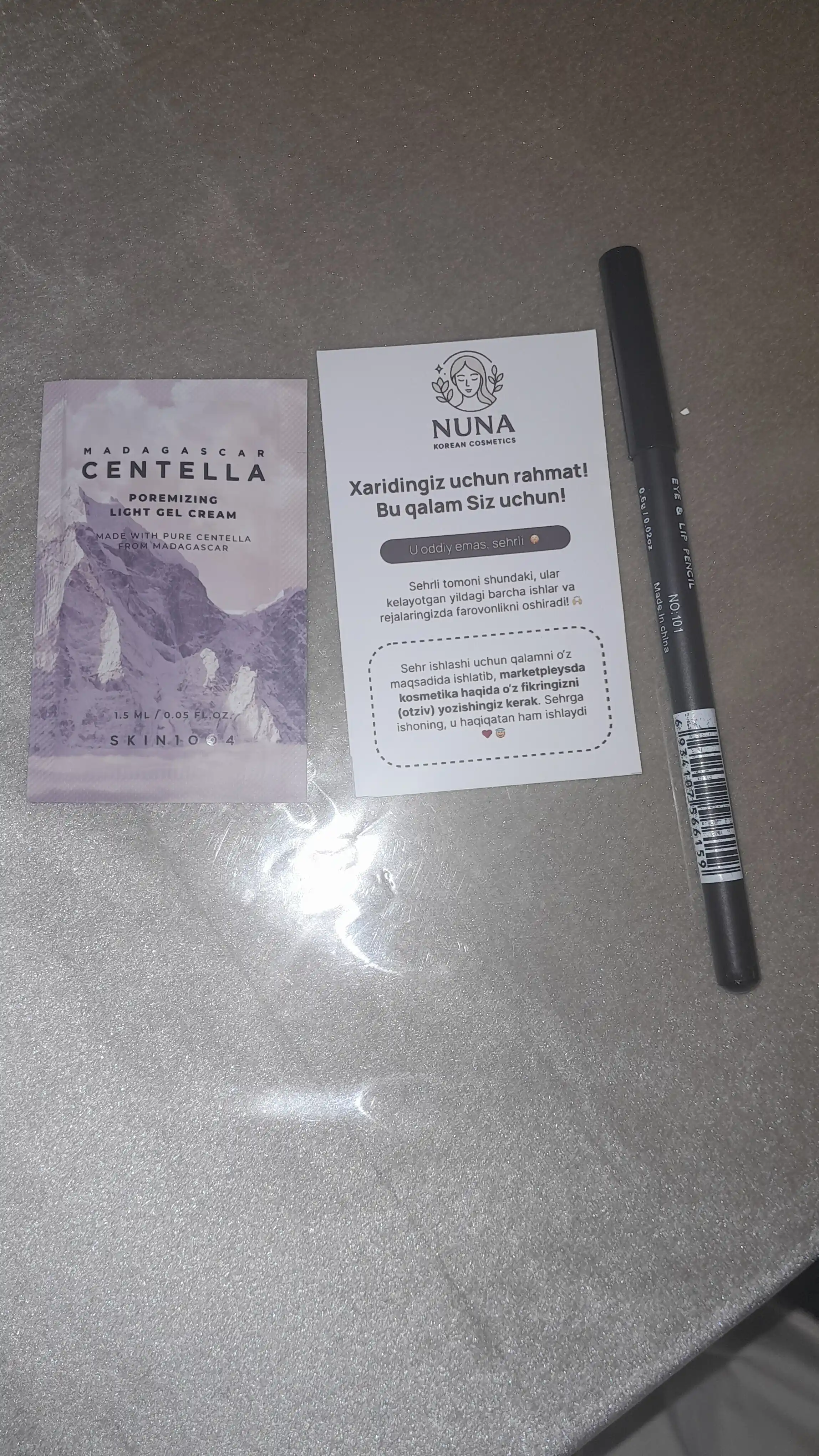 Madagaskar sentellali tinchlantiruvchi ampulali zardob Centella Ampoule Skin1004, 55 ml