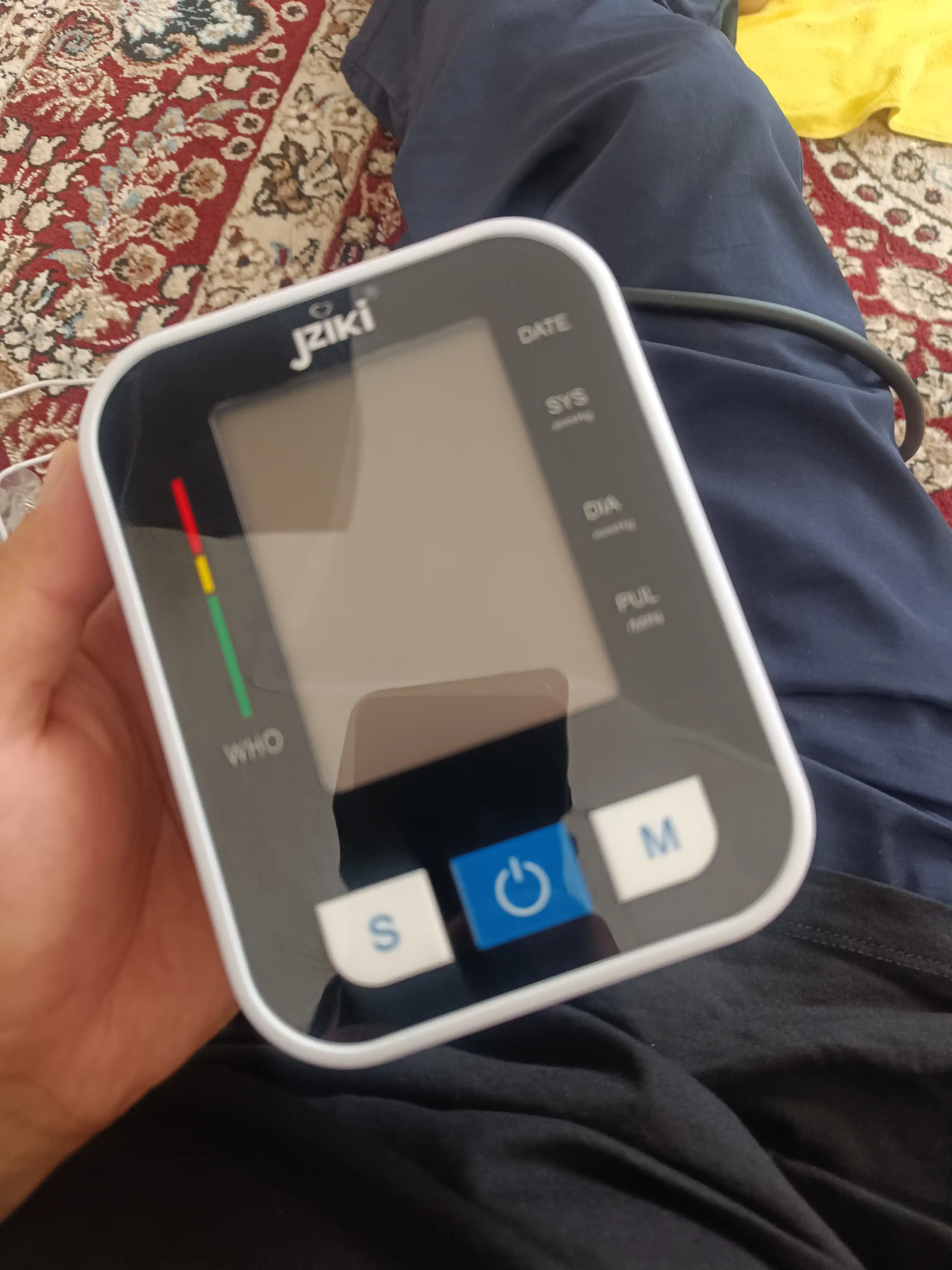 Avtomatik tonometr JZIKI ZK-B872 bosimni oʻlchash uchun, ovozli qoʻllanma bilan, elektron