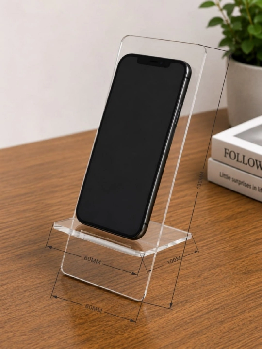 Telefon uchun shaffof akril taglik