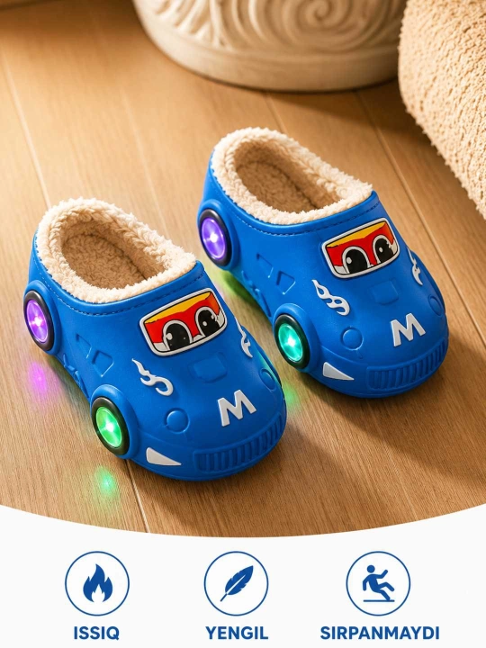 Детские LED шлёпанцы