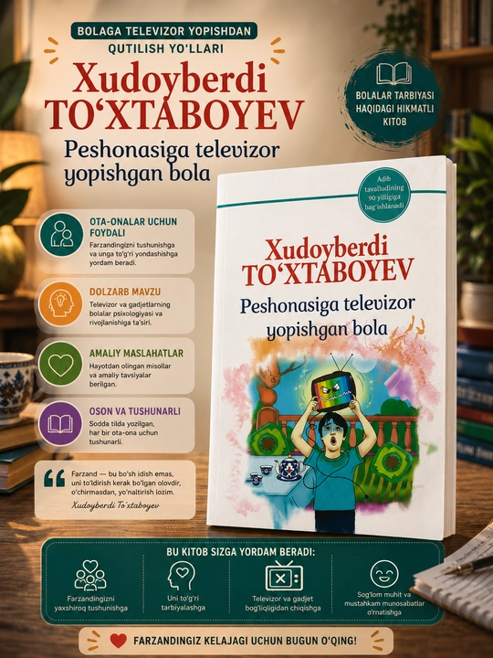 Пешонасига телевизор ёпишган бола, Худойберди Тўхтабоев - 
