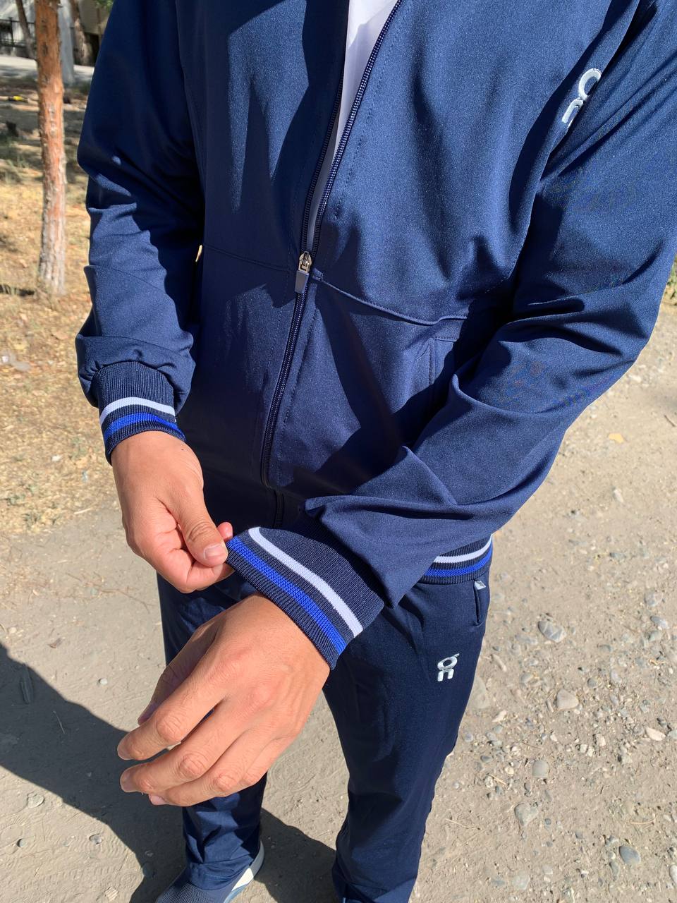 Erkaklar sport kostyumi, sportivka, ikki qismli to'plam, olimpiyka va shim