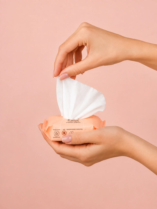 Ayollar uchun nam salfetkalar EVA Wet Wipes, 8 dona×7 o‘ram, loe vera, gigiyenik tozalash