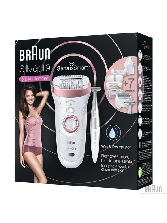Эпилятор Braun Silk-epil 9 SES 9890 SensoSmart