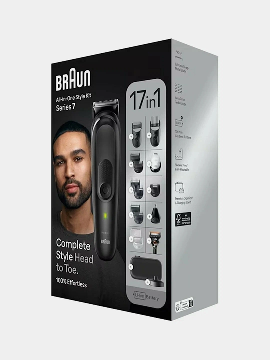 Триммер Braun MGK 7490 17 в 1 для бороды, волос и тела