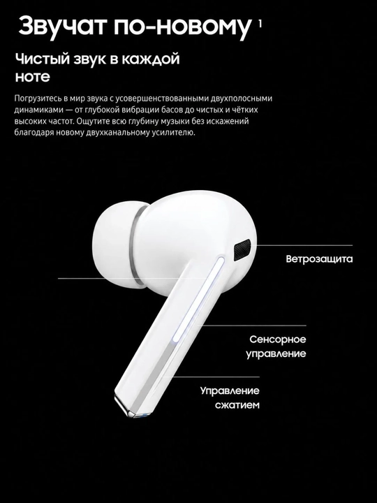 Buds 3 Pro Беспроводные Bluetooth TWS наушники, сенсорное управление, кейс