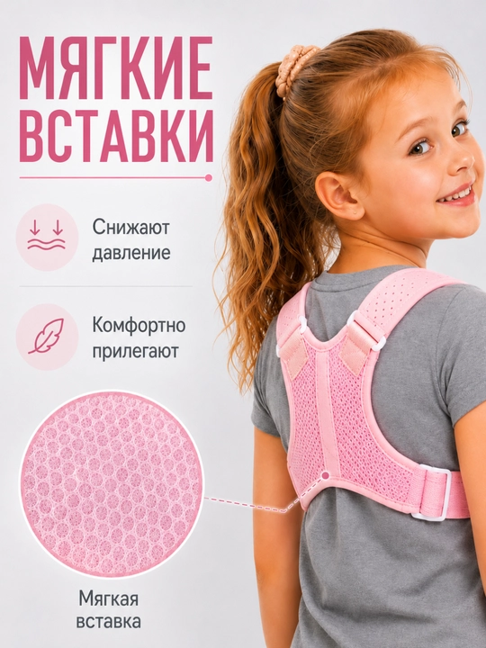 Korrektori bolalar uchun, sozlanadigan, yumshoq va havo o‘tkazuvchi