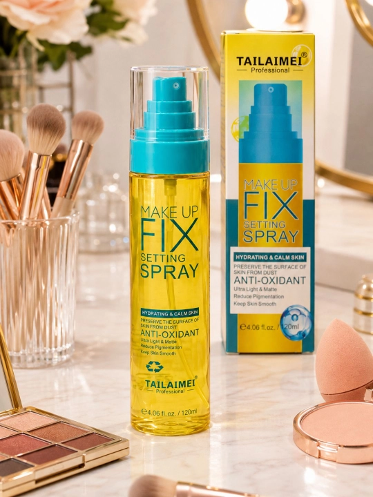 Спрей фиксатор для макияжа, увлажняющий, Make Up Fixer