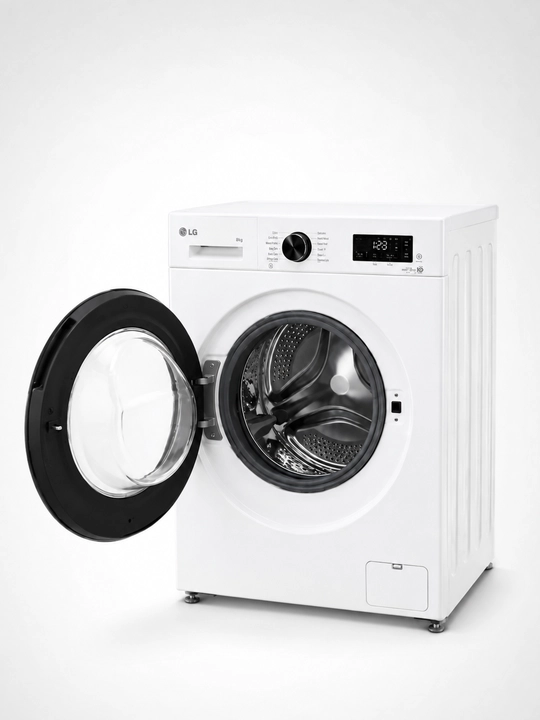 LG Kir Yuvish Mashinasi 9 kg, Avtomat, Inverter, Steam, 1200 Ayl/min