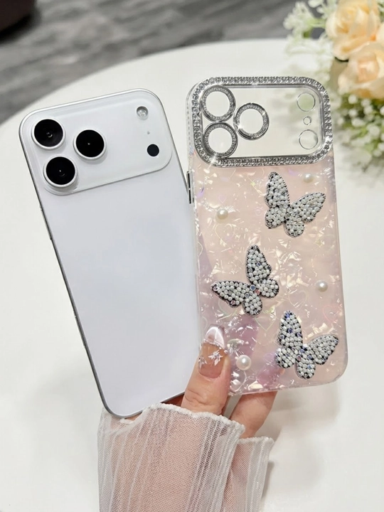 IPhone 16 Pro, 16 Pro Max, 17 Pro, 17 Pro Max uchun silikon himoya g‘ilofi