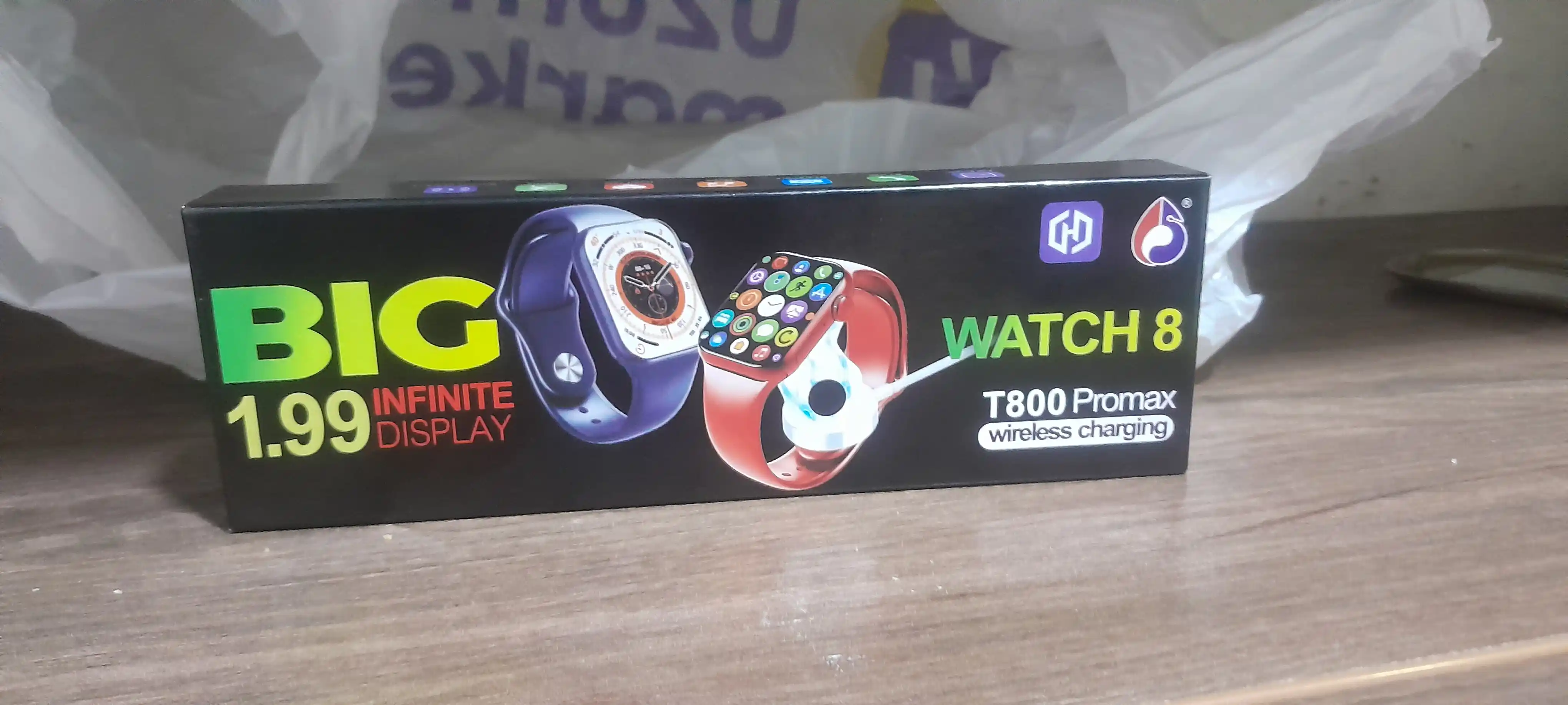 Умные часы Smart Watch BIG T800 Pro Max, для Android и iOS, беспроводная зарядка, 45 мм