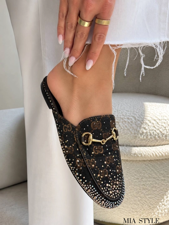 Gucci ayollar kuzgi myuli tosh bezakli Turkiya, razmerga razmer, oq qutida