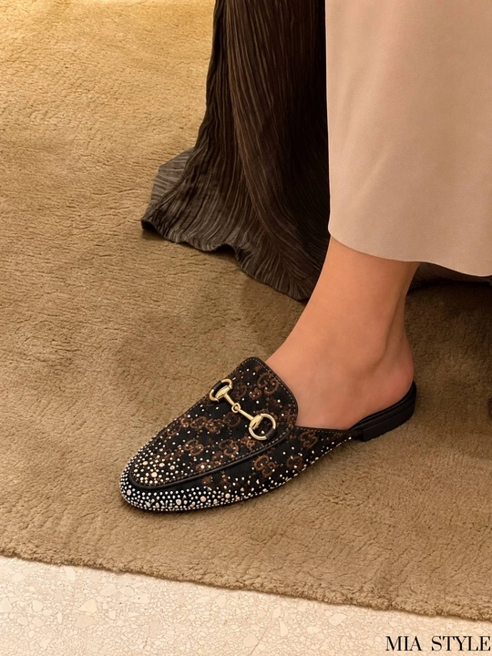 Gucci ayollar kuzgi myuli tosh bezakli Turkiya, razmerga razmer, oq qutida