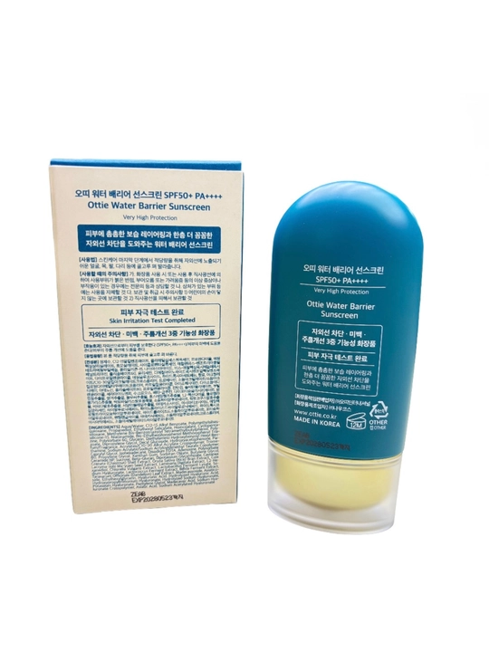 Солнцезащитный крем для лица Ottie Water Barrier Sunscreen SPF50+ PA++++, 60 мл