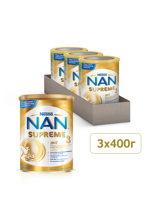 Детская смесь NAN 3 Supreme, 400 гр