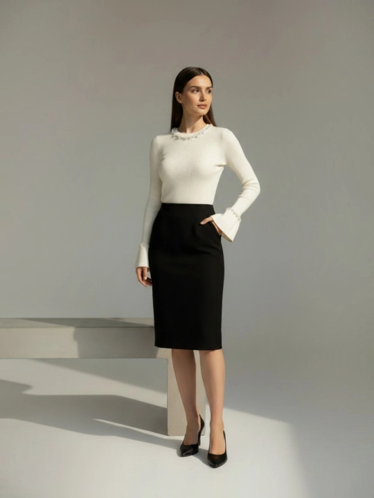 Ayollar uchun trikotaj jemрer, S–XL