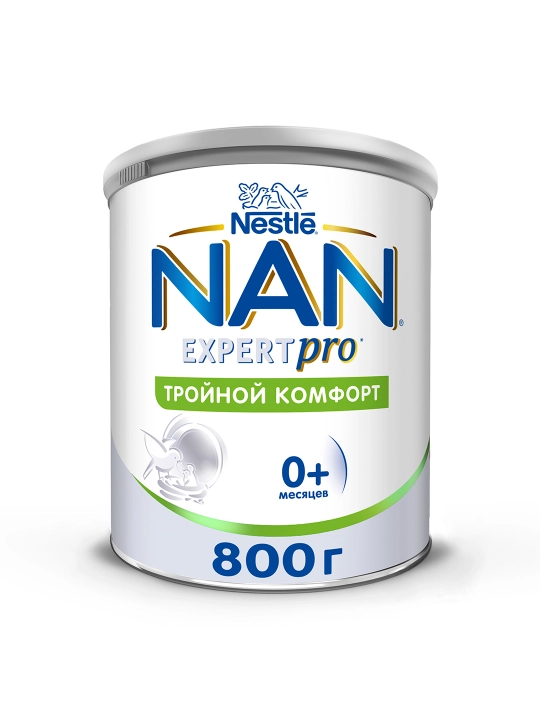 Bolalar uchun aralashma NAN, Uchlik qulaylik, 800 g