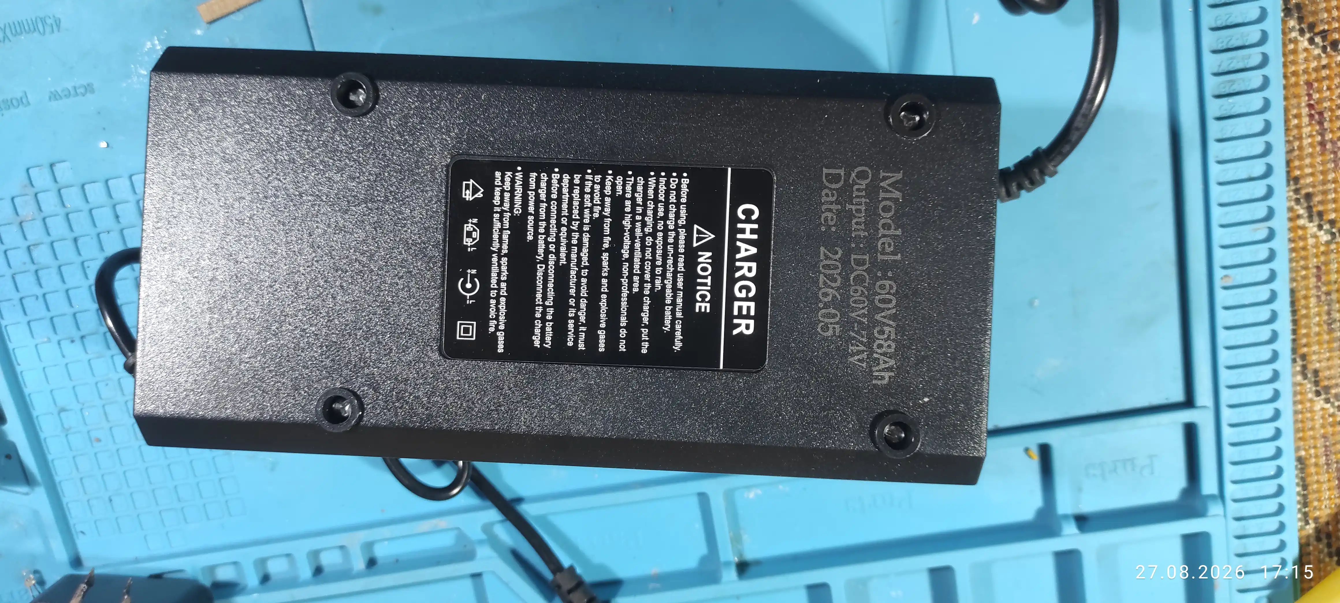 Зарядное устройство для скутеров и электромотоциклов 60V58Аh, 60V20Аh, 48V20Аh