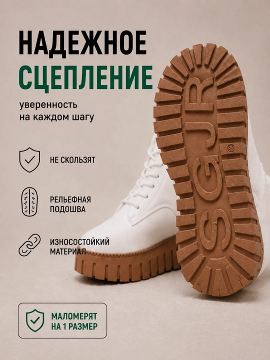 Ayollar qishki botinka-yarim etiklari, eko teri, eko mo‘yna, bog‘ich, taglik 5 sm, 36–40